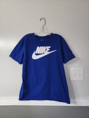 Nike Royal Blue Tee with White Swoosh